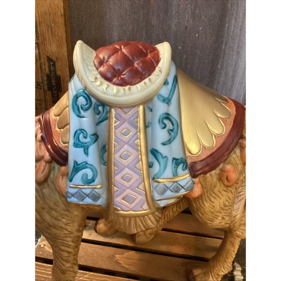 Hawthorne Village Nativity King Balthazar & Standing Camel Porcelain Kinkade - Picture 10 of 14